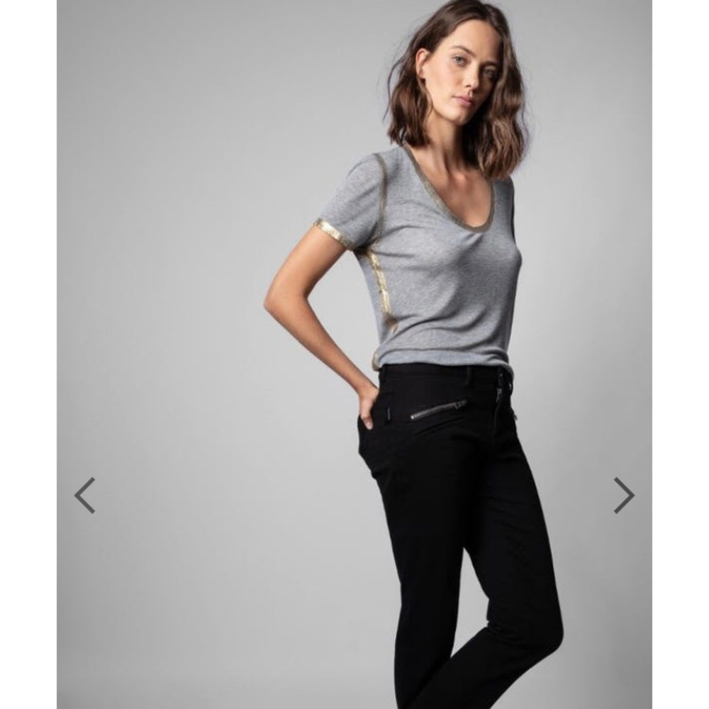 Zadig & Voltaire gold t-shirt